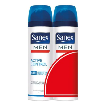 Spray Deodorant Men Active Control Sanex Men Active Control H (2 pcs) 200 ml by Sanex, Deodorants & Anti-Perspirants - Ref: S...