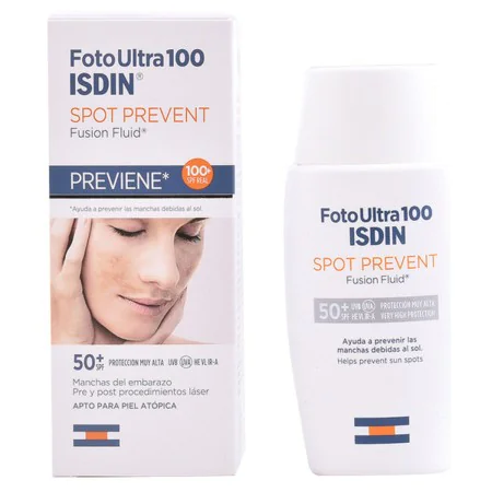 Facial Sun Cream Spot Prevent Isdin Foto Ultra SPF 50+ (50 ml) SPF 50+ 50 ml by Isdin, Sun filters - Ref: S0545990, Price: 31...