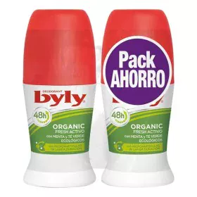 Déodorant Roll-On Organic Extra Fresh Activo Byly 8411104008458 (2 uds) (50 ml) de Byly, Déodorants et anti-transpirants - Ré...