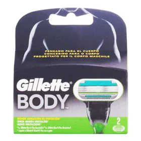 Recambio de Hojas de Afeitar Body Gillette Body (2 uds) (2 Unidades) de Gillette, Hombre - Ref: S0558994, Precio: 6,84 €, Des...