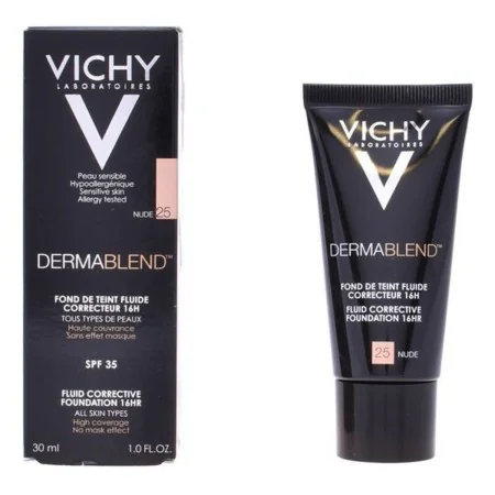 Fondo de Maquillaje Fluido Dermablend Vichy Spf 35 30 ml de Vichy, Bases - Ref: S0560185, Precio: 23,16 €, Descuento: %