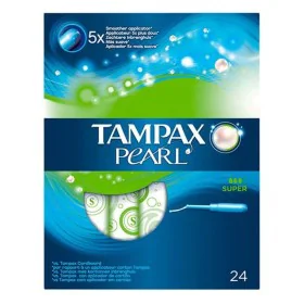 Pack de Tampons Pearl Super Tampax Tampax Pearl (24 uds) 24 uds de Tampax, Tampons - Réf : S0560877, Prix : 5,84 €, Remise : %