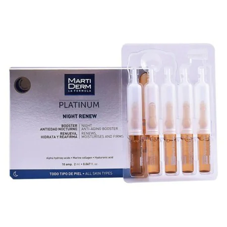 Ampoules Martiderm Platinum Night Renew de Martiderm, Hydratants - Réf : S0566184, Prix : 16,11 €, Remise : %