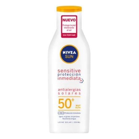 Protettore contro le Allergie Solari Sensitive Nivea (200 ml) 50+ (200 ml) di Nivea, Filtri solari - Rif: S0566808, Prezzo: 1...