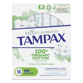 Tampons Super ORGANIC Tampax Tampax Organic Super (16 uds) 16 Unités de Tampax, Tampons - Réf : S0572989, Prix : 6,56 €, Remi...