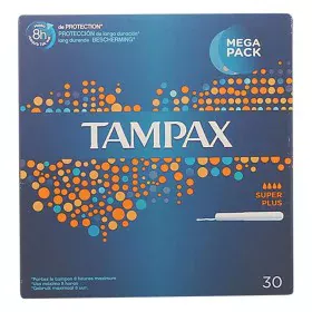 Assorbente Interno Super Plus Tampax Tampax Plus 30 Unità di Tampax, Tamponi chimici - Rif: S0578304, Prezzo: 8,06 €, Sconto: %