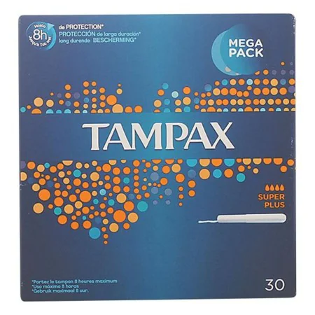 Tampon Super Plus Tampax Tampax Plus 30 Stück von Tampax, Tampons - Ref: S0578304, Preis: 8,06 €, Rabatt: %