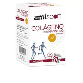 Complemento Alimenticio Amlsport Colágeno Magnesio Vitamina C (20 uds) de Amlsport, Combinación de multivitaminas y minerales...