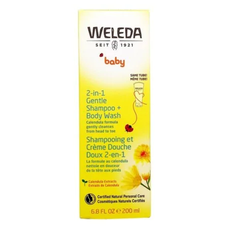 Gel e Champô 2 em 1 Baby Weleda Baby 200 ml de Weleda, Gel de duche - Ref: S0582440, Preço: 12,22 €, Desconto: %