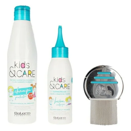 Set de Peluquería Infantil Kids & Care Salerm Antipiojos (3 pcs) de Salerm, Sets de regalo - Ref: S0585159, Precio: 29,56 €, ...