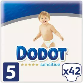 Couches jetables Sensitive T5 11-16 kg Dodot (42 pcs) de Dodot, Couches bébés - Réf : S0585320, Prix : 31,50 €, Remise : %