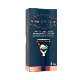 Manual shaving razor King C Gillette Gillette King Blue by Gillette, Men - Ref: S0585401, Price: 8,93 €, Discount: %