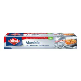 Papel de aluminio Albal 8.41021E+12 (50 m) de Albal, Papel de aluminio - Ref: S0585885, Precio: 9,89 €, Descuento: %