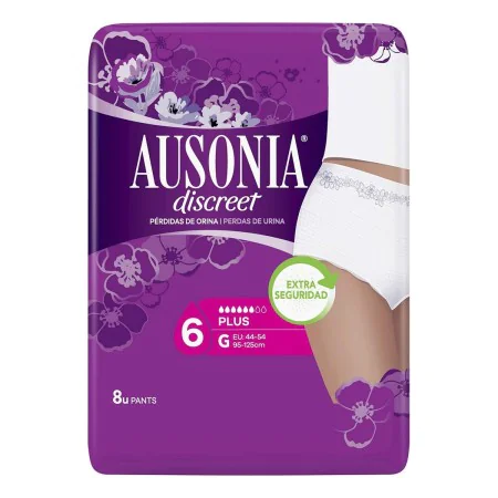 Incontinence Sanitary Pad Ausonia Discreet Large (8 uds) by Ausonia, Urinary incontinence pads - Ref: S0585904, Price: 11,33 ...