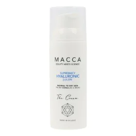 Intensive feuchtigkeitsspendende Creme Supremacy Hyaluronic Macca 0,25% Hyaluronsäure Trockene Haut (50 ml) von Macca, Feucht...