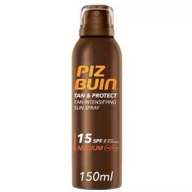 Spray Bronzeador Tan & Protect Medium Piz Buin Tan Protect Intensifying Spf 15 Spf 15 (150 ml) de Piz Buin, Autobronzeadores ...