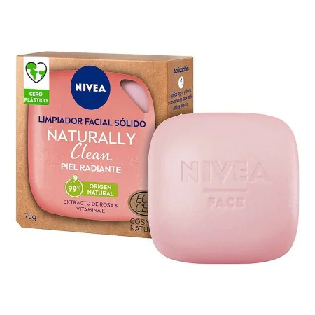 Gel nettoyant visage Naturally Clean Nivea 94434 Solide 75 g de Nivea, Soins nettoyants - Réf : S0586766, Prix : 6,29 €, Remi...