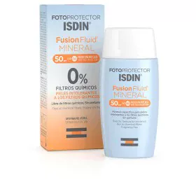 Facial Sun Cream Isdin Fotoprotector Fusion Fluid Mineral SPF 50+ 50 ml by Isdin, Sun filters - Ref: S0586779, Price: 28,64 €...