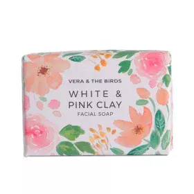 Natural Soap Bar White & Pink Clay Vera & The Birds White Pink Clay 100 g by Vera & The Birds, Soaps & Hand Wash - Ref: S0587...