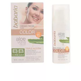 Hydrating Cream with Colour Babaria Spf 15 Aloe Vera (50 ml) by Babaria, BB creams - Ref: S0589178, Price: 7,16 €, Discount: %