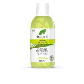 Mundspülung Tea Tree Dr.Organic Bioactive Organic Teebaumöl 500 ml von Dr.Organic, Mundwasser, -sprays & -spülungen - Ref: S0...