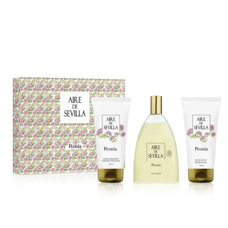 Set de Parfum Femme Aire Sevilla Aire de Sevilla Peonía 3 Pièces (3 pcs) de Aire Sevilla, Sets - Réf : S0593261, Prix : 16,31...