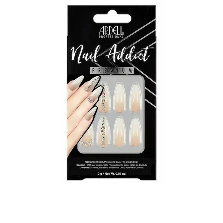 Faux ongles Ardell Nail Addict Nude Light Crystal (24 pcs) de Ardell, Sets et coffrets de vernis - Réf : S0593836, Prix : 9,4...