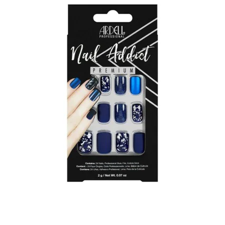 Faux ongles Ardell Nail Addict Matte Blue (24 pcs) de Ardell, Sets et coffrets de vernis - Réf : S0593839, Prix : 7,45 €, Rem...