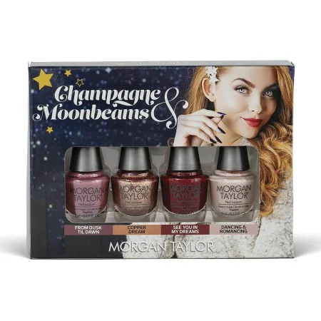 Pintaúñas Morgan Taylor Champagne & Moonbeams (4 pcs) de Morgan Taylor, Esmaltes - Ref: S0594714, Precio: 17,70 €, Descuento: %