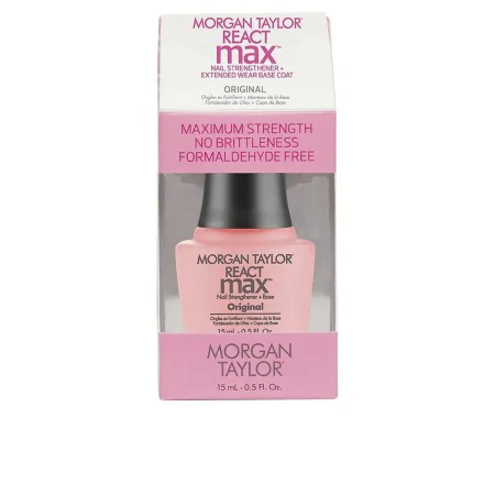 Durcisseur d'ongles Morgan Taylor React Max Original 2 en 1 Couche de base 15 ml de Morgan Taylor, Durcisseurs - Réf : S05949...