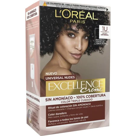 Permanent Dye L'Oreal Make Up Excellence Black by L'Oreal Make Up, Permanent Colour - Ref: S0596776, Price: 10,74 €, Discount: %