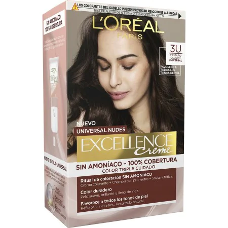 Permanent Dye L'Oreal Make Up Excellence Dark Brown by L'Oreal Make Up, Permanent Colour - Ref: S0596780, Price: 10,99 €, Dis...