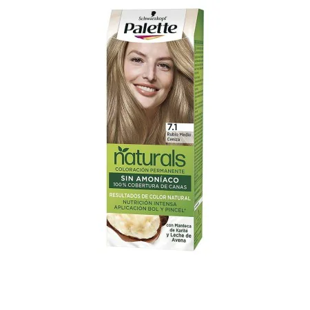 Permanent Dye Schwarzkopf Palette Natural Nº 7.1 by Schwarzkopf, Permanent Colour - Ref: S0596918, Price: 6,10 €, Discount: %