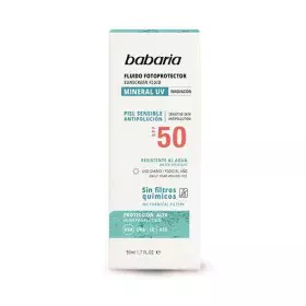 Protector Solar Fluido Babaria Solar Mineral Uv Spf 50 50 ml de Babaria, Filtros solares - Ref: S0597470, Precio: 10,82 €, De...