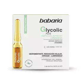 Ampoules Babaria Acide glycolique (5 x 2 ml) de Babaria, Hydratants - Réf : S0597476, Prix : 6,39 €, Remise : %