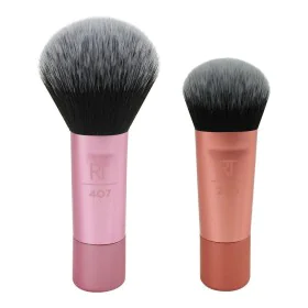 Set of Make-up Brushes Real Techniques Mini Brush Duo 2 Pieces (2 pcs) by Real Techniques, Brushes - Ref: S0598648, Price: 16...