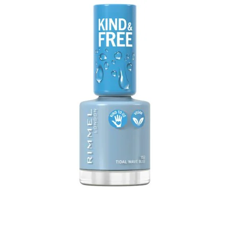 Pintaúñas Rimmel London Kind & Free 152-tidal wave blue (8 ml) de Rimmel London, Esmaltes - Ref: S0598835, Precio: 6,33 €, De...