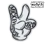 Patch Mickey Mouse Blanc Polyester de Mickey Mouse, Ornements et décorations - Réf : S0723130, Prix : 3,64 €, Remise : %