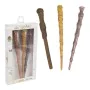 Set of Biros Harry Potter Brown (3 pcs) by Harry Potter, Stick Ballpoint Pens - Ref: S0724854, Price: 6,34 €, Discount: %