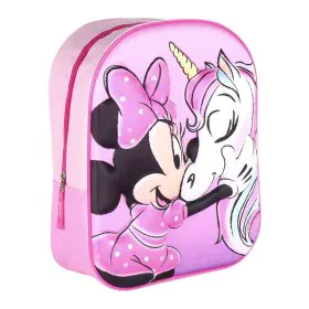 School Bag Minnie Mouse Pink (25 x 31 x 10 cm) by Minnie Mouse, Children's Backpacks - Ref: S0734710, Price: 9,56 €, Discount: %