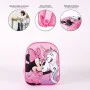 Mochila Escolar Minnie Mouse Cor de Rosa (25 x 31 x 10 cm) de Minnie Mouse, Mochilas infantis - Ref: S0734710, Preço: 9,17 €,...