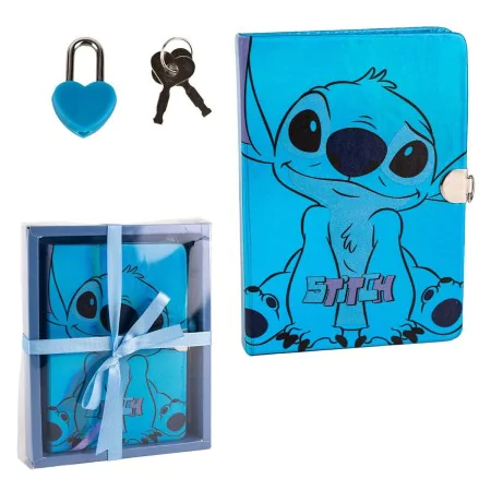 Diary Stitch Blue 16,5 x 21 x 3 cm by Stitch, Diaries - Ref: S0737229, Price: 9,35 €, Discount: %