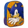 Mochila Escolar 3D Sonic Naranja Azul 25 x 31 x 9 cm de Sonic, Mochilas infantiles - Ref: S0737815, Precio: 9,17 €, Descuento: %