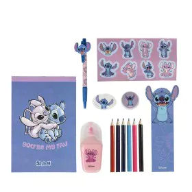 Ensemble de Papeterie Stitch Bleu de Stitch, Kits de fournitures scolaires - Réf : S0737833, Prix : 12,72 €, Remise : %