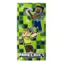 Beach Towel Minecraft Green 100 % polyester 70 x 140 cm by Minecraft, Towels - Ref: S0739993, Price: 6,58 €, Discount: %