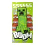 Beach Towel Minecraft Green 100 % polyester 70 x 140 cm by Minecraft, Towels - Ref: S0739997, Price: 7,93 €, Discount: %