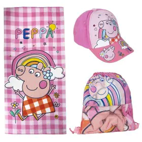 Children's Summer Set Peppa Pig Pink 3 Pieces by Peppa Pig, Children's Bath Towels - Ref: S0740060, Price: 12,78 €, Discount: %