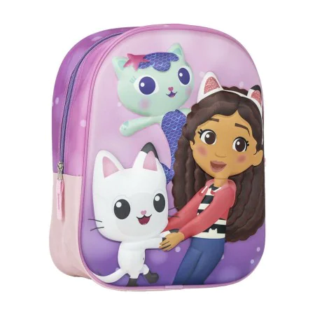 Schulrucksack Gabby's Dollhouse Rosa 25 x 31 x 10 cm von Gabby's Dollhouse, Kinderrucksäcke - Ref: S0740139, Preis: 10,02 €, ...