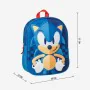 School Bag Sonic Blue 25 x 31 x 10 cm by Sonic, Children's Backpacks - Ref: S0740140, Price: 10,02 €, Discount: %