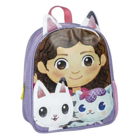 Cartable Gabby's Dollhouse Lila 25 x 30 x 10 cm de Gabby's Dollhouse, Sacs à dos enfant - Réf : S0740152, Prix : 13,55 €, Rem...